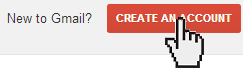 Click on the red 'Create an Account' button to start creating your Gmail account!